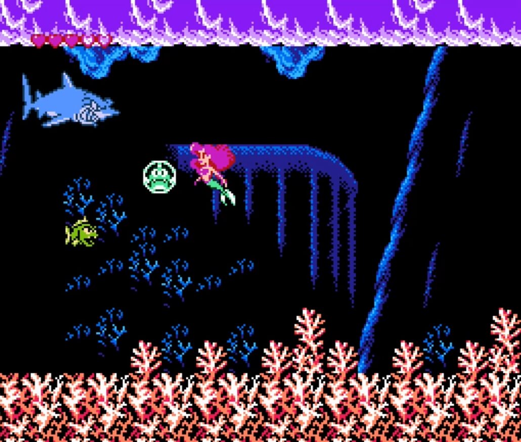 Disney’s The Little Mermaid - геймплей игры Dendy\NES